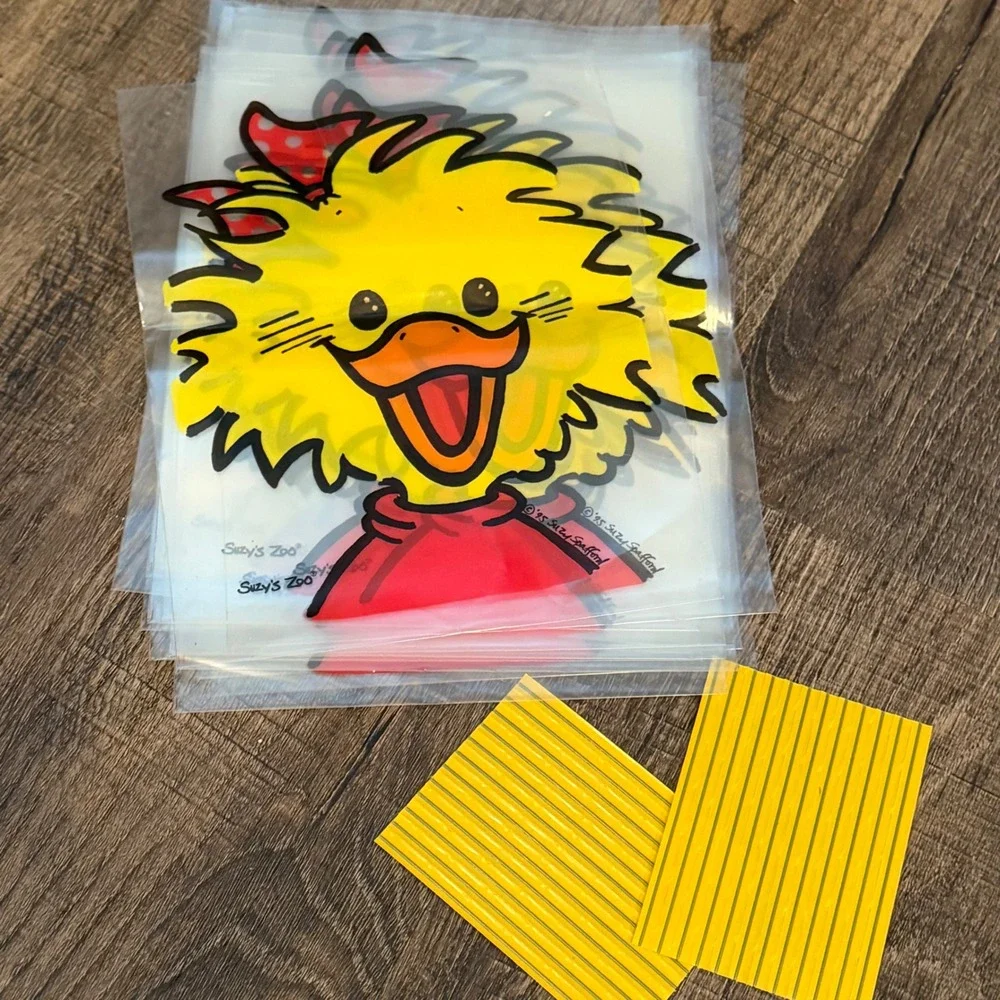 Vintage 1995 Suzys Zoo Witzy Duck Treat Bags Set Suzy Spafford Party Favors Cute